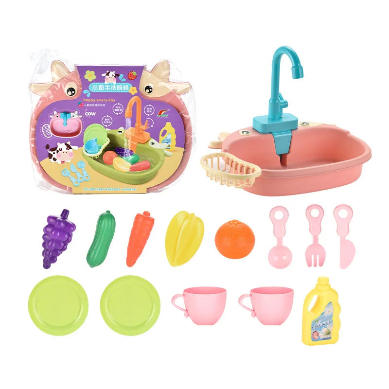 Conjunto de Pia de Cozinha Infantil