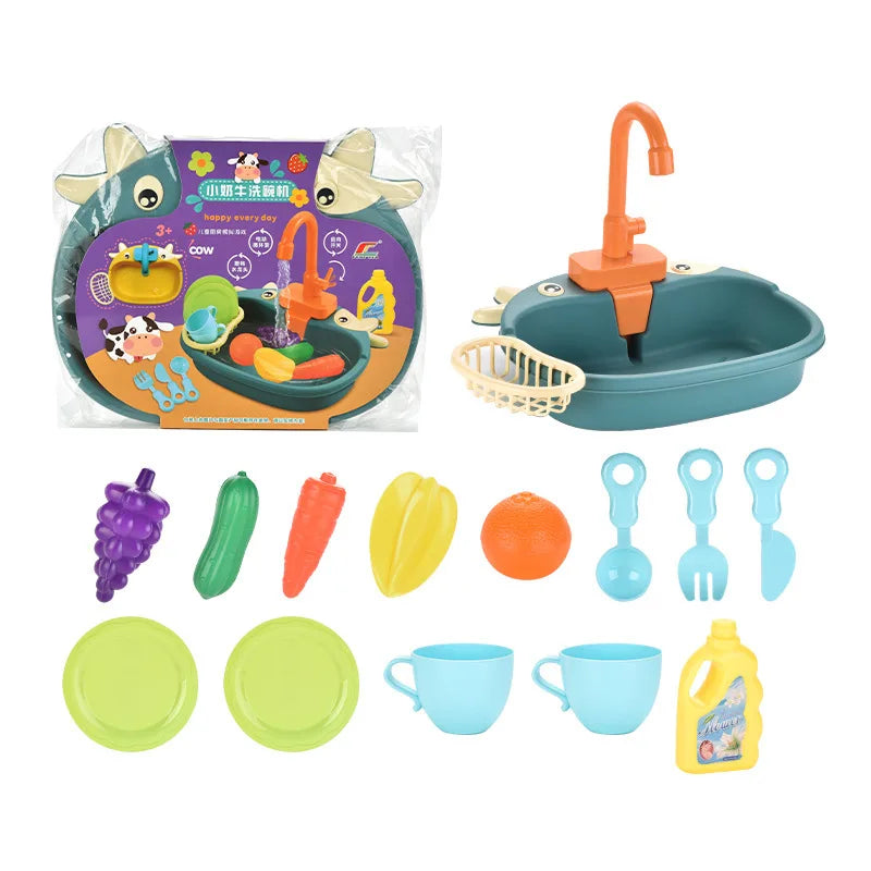 Conjunto de Pia de Cozinha Infantil