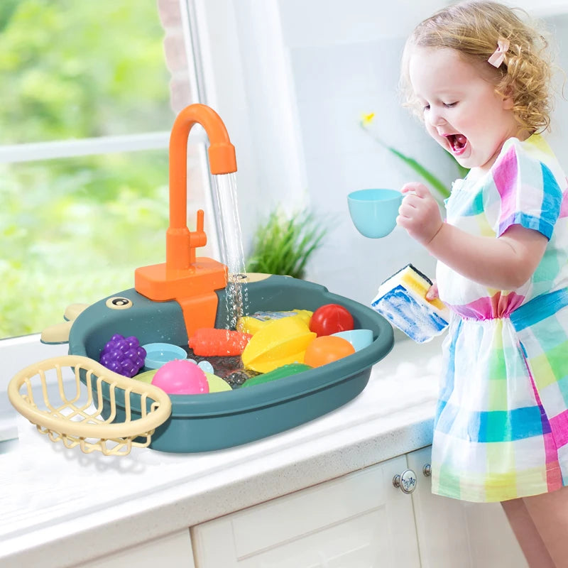 Conjunto de Pia de Cozinha Infantil